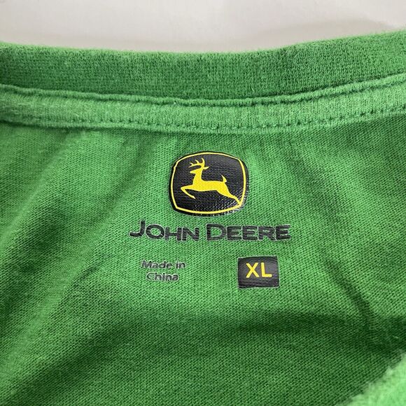 John Deere Graphic T Shirt, XL, Green, Shop Crew Tractor - Picture 3 of 7